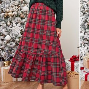 NWT Plaid skirt